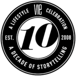 10 year medallion designed by the idea boutique for vie magazine