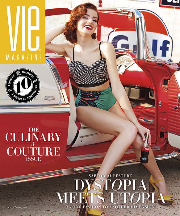 VIE Magazine 2017 Culinary and Couture Issue with SWFW winning model Bella deLeon