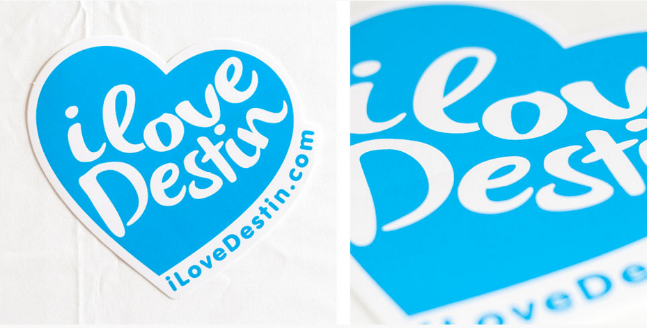 I Love Destin Bumper Sticker Designs The Idea Boutique