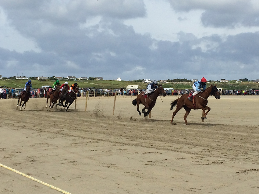 Galway Horse Race 2014 in Ireland