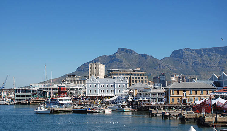 Waterfront View of Capetown South Africa