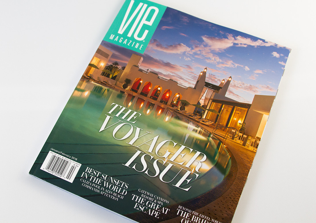VIE Magazine Voyager Issue Cover publication publishing design branding