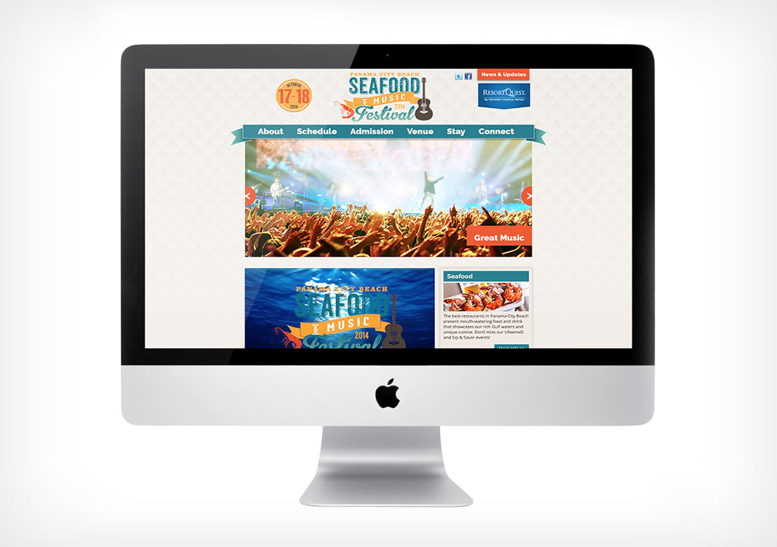 Panama City Beach Seafood and Music Festival Website