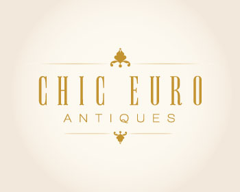 Chic Euro Antiques in Florida Logo Design The Idea Boutique