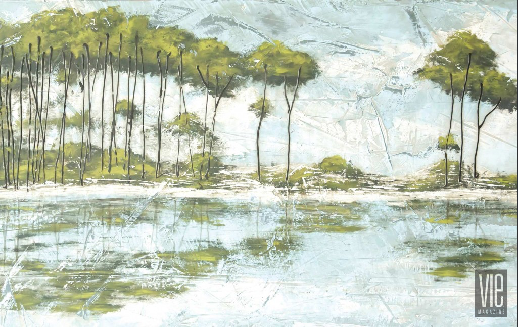 Western Lake, Florida Painting by Allison Wickey