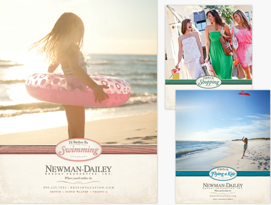 Newman Daily I'd Rather Be Ad Campaign