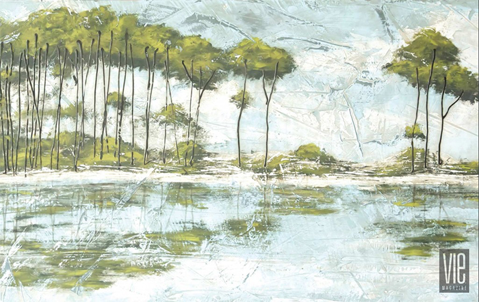 Western Lake, Florida Painting by Allison Wickey 