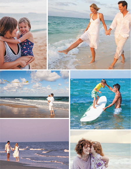 Mexico Beach Florida Inspiration Board