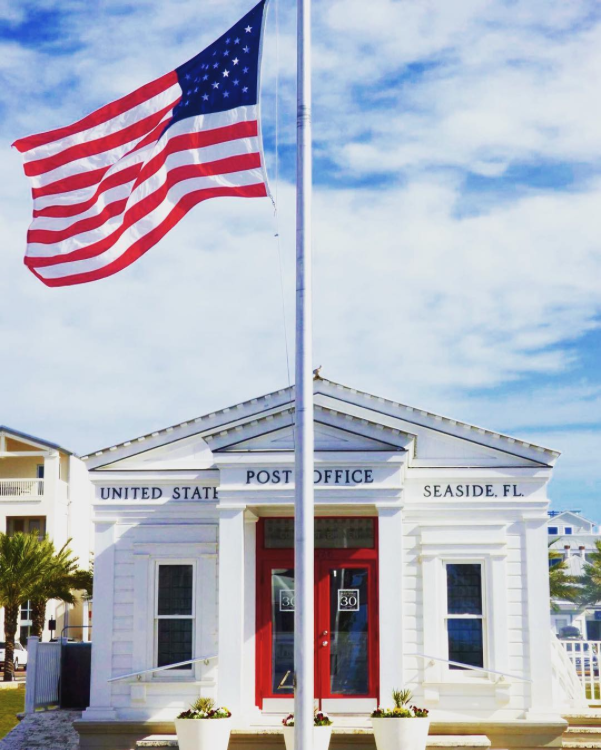 Seaside Post Office in Florida
