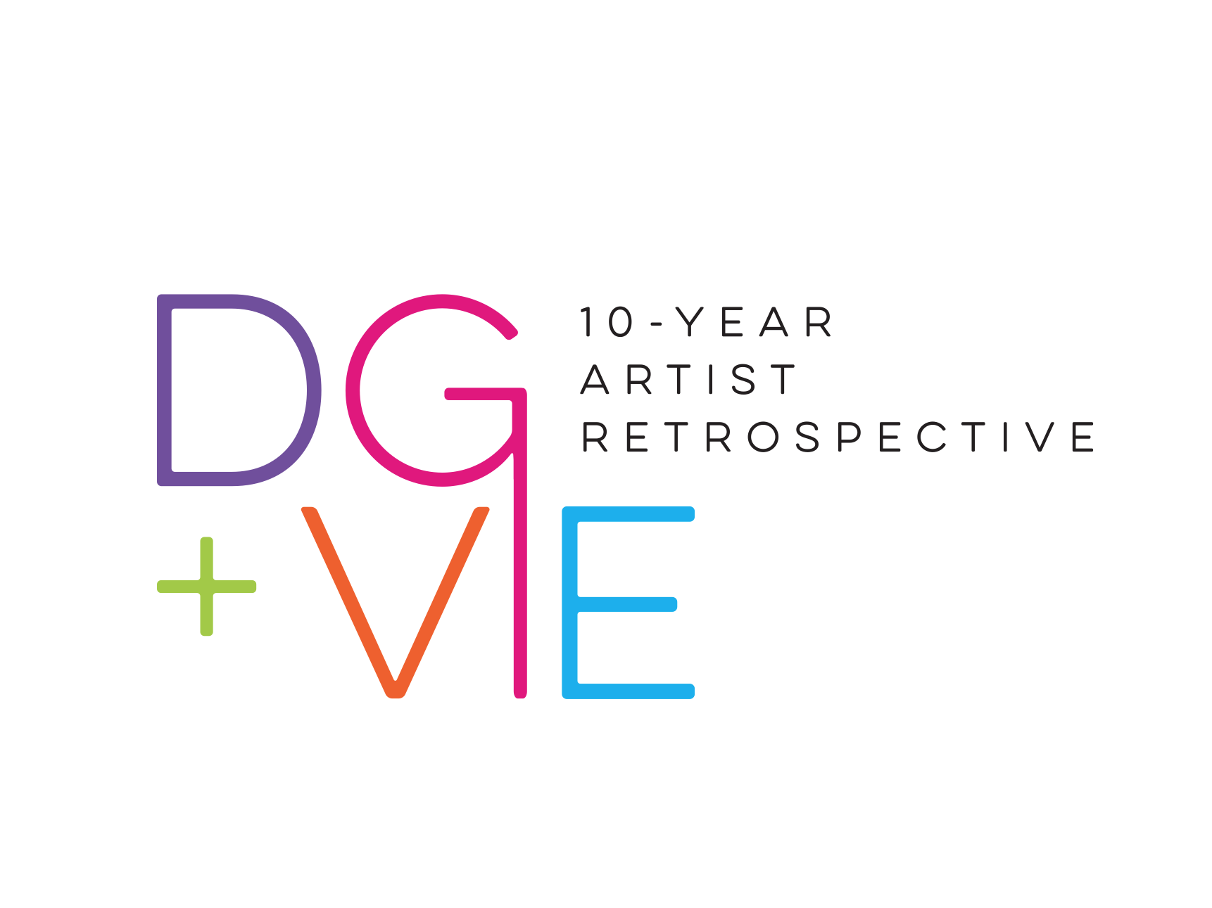 DG + VIE Digital Graffiti Festival and VIE Magazine's Artist Retrospective Logo