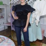 Actress Isabelle Fuhrman attends the opening of Christian Siriano's new store, The Curated, hosted by Alicia Silverstone and sponsored by VIE Magazine on April 17, 2018, in New York City.