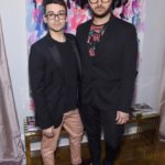 Christian Siriano and Brad Walsh attend the opening of Christian Siriano's new store, The Curated, hosted by Alicia Silverstone and sponsored by VIE Magazine on April 17, 2018, in New York City.