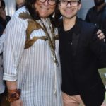 Fern Mallis and Christian Siriano attend the opening of Christian Siriano's new store, The Curated, hosted by Alicia Silverstone and sponsored by VIE Magazine on April 17, 2018, in New York City.