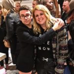 Fashion designer Christian Siriano and The Idea Boutique's communications director Jordan Staggs at the opening of Christian Siriano's new store, The Curated, hosted by Alicia Silverstone and sponsored by VIE Magazine on April 17, 2018, in New York City.