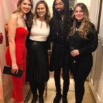 Hannah Vermillion, Crystal Hamon, Tyrone Hunter, and Brooke Miller at the opening of Christian Siriano's new store, The Curated, hosted by Alicia Silverstone and sponsored by VIE Magazine on April 17, 2018, in New York City.