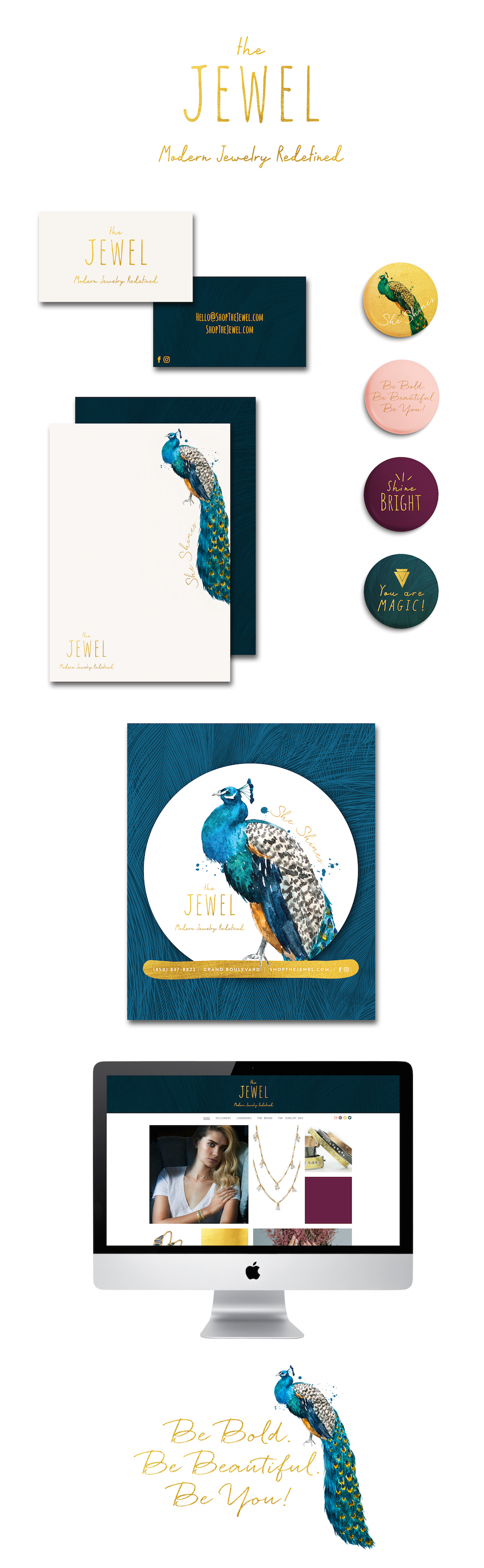 The Jewel Grand Boulevard Miramar Beach Florida Branding Package by The Idea Boutique