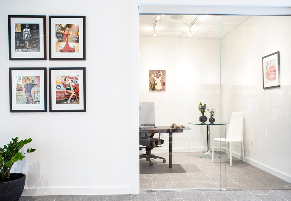 VIE® magazine's office designed by Burwell Associates, Inc